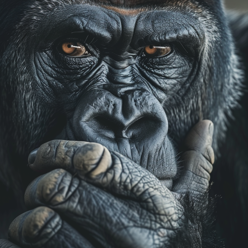 Thinking Gorilla Toughened Glass Kitchen Splashback - Adhesive Included