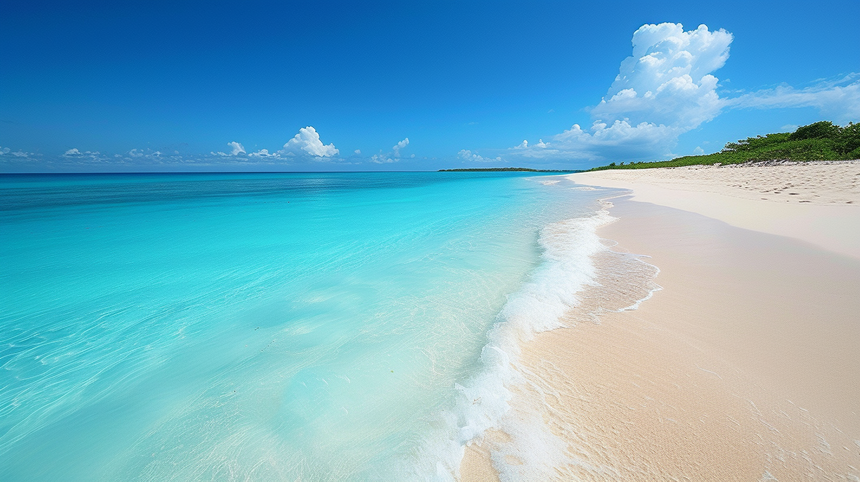 Sandy Beach Toughened Glass Kitchen Splashback - Adhesive Included