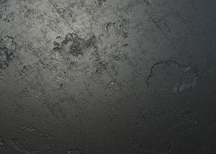 Dark Concrete Toughened Glass Kitchen Splashback - Adhesive Included