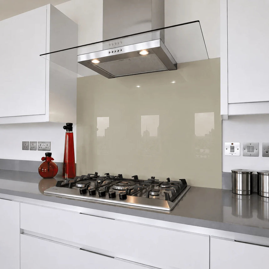 Château Grey Glass Splashback