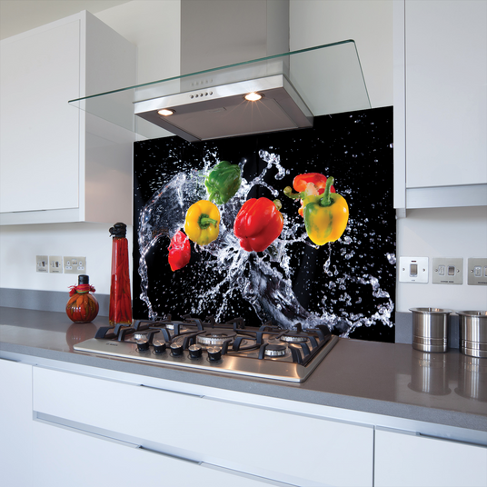 made to measure glass splashback