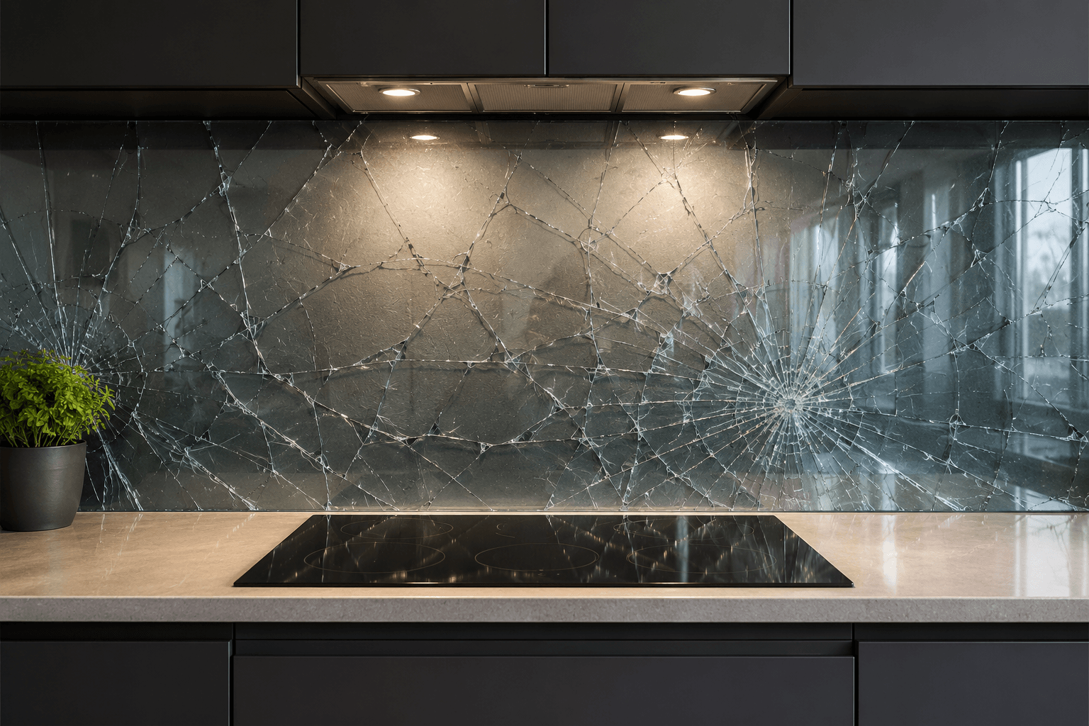 What to Do If Your Glass Splashback Has Cracked