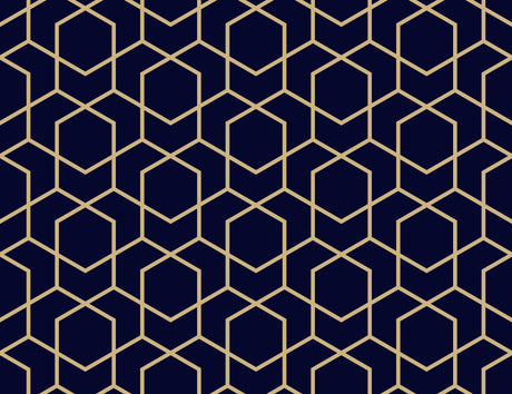 Geometric III Toughened Glass Kitchen Splashback - Adhesive Included
