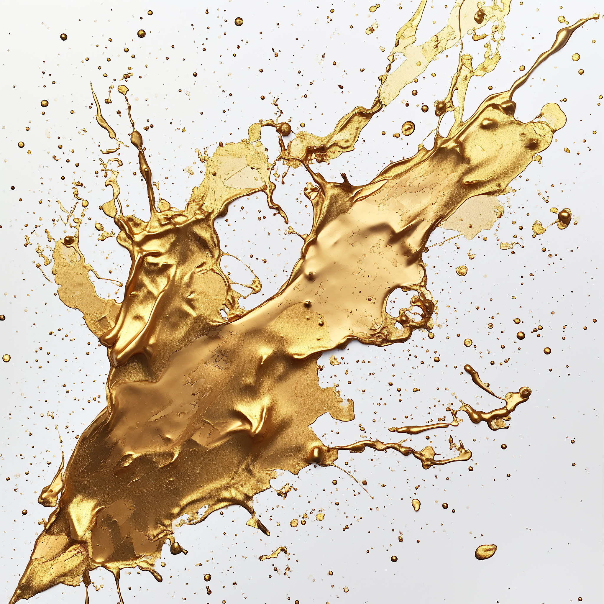 Gold Splash Toughened Glass Kitchen Splashback - Adhesive Included