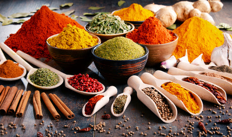 Spices V3 Toughened Glass Kitchen Splashback - Adhesive Included