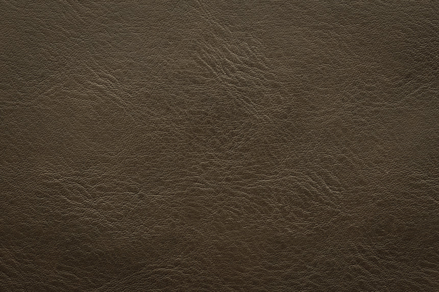 Dark Leather Toughened Glass Kitchen Splashback - Adhesive Included