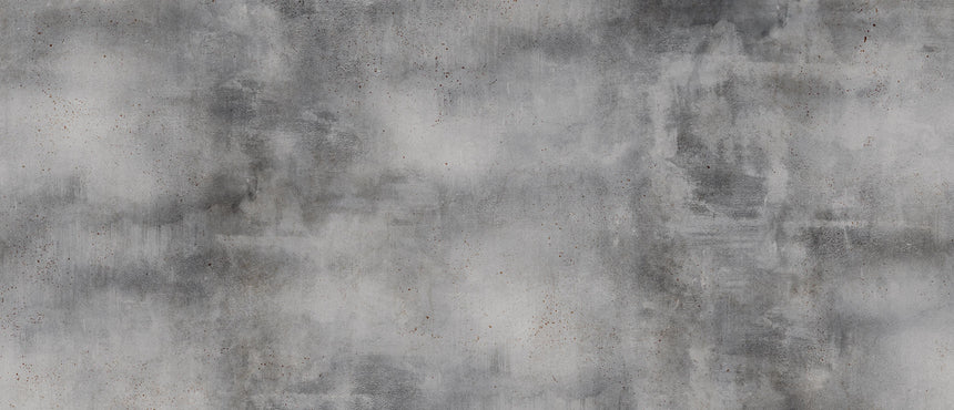 Tarnished Concrete Toughened Glass Kitchen Splashback - Adhesive Included