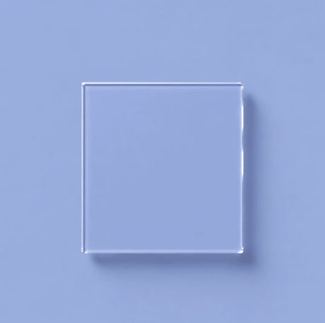 Berry blue glass splashback