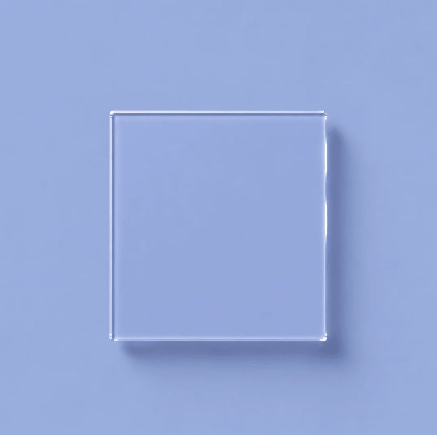 Berry blue glass splashback