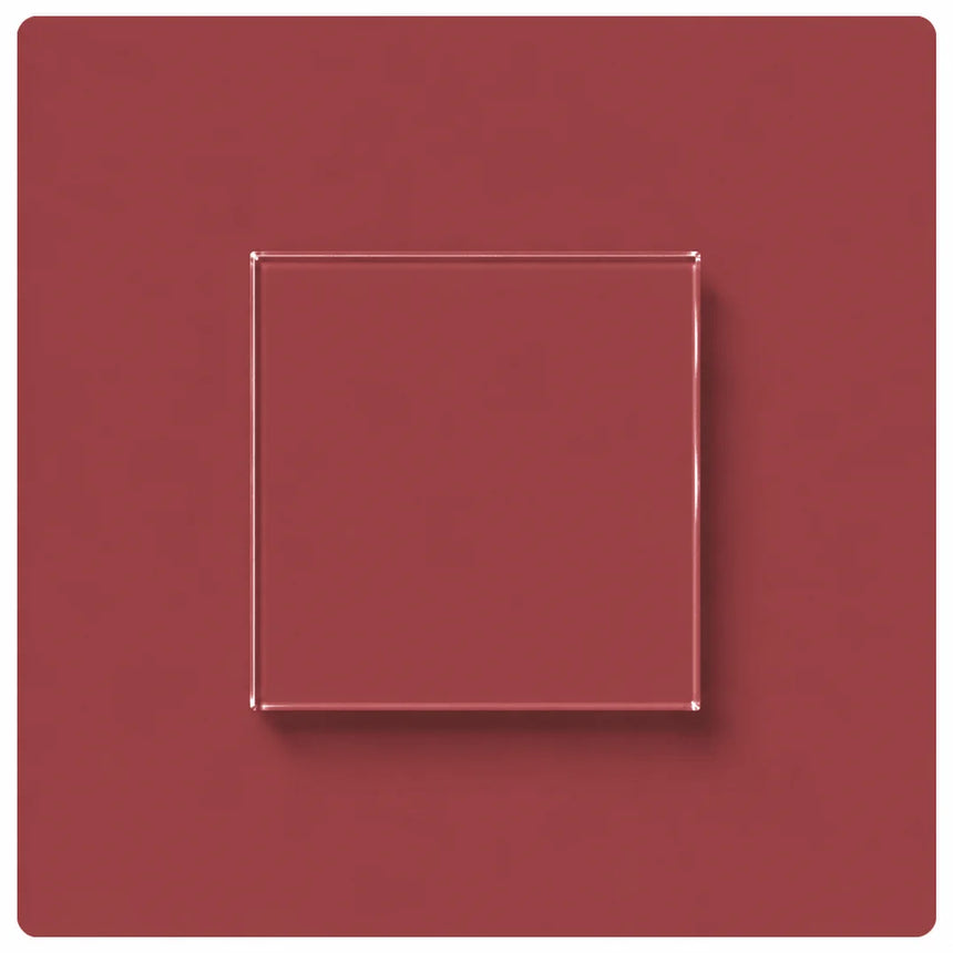 Crimson Velvet Red Glass Splashback