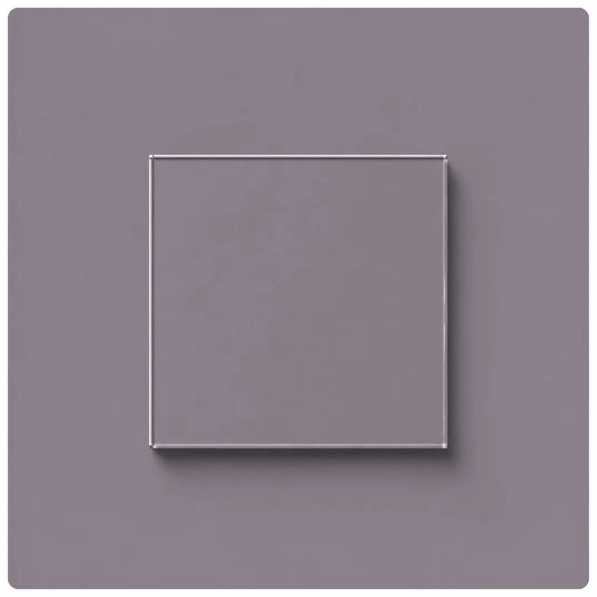 Dark thistle purple glass splashback 