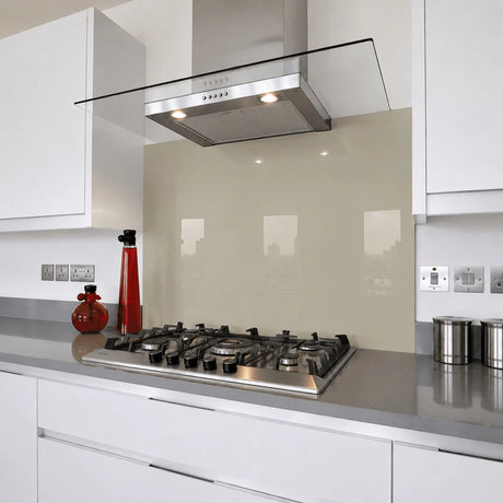 Château Grey Glass Splashback