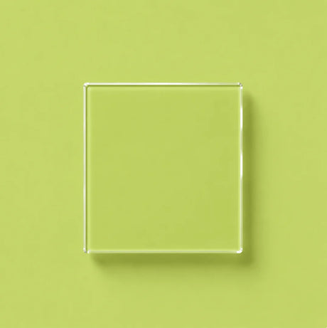 Kiwi green glass splashback