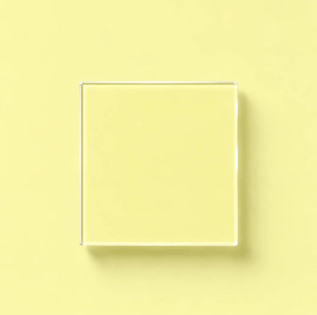 Lemon Yellow Glass Splashback