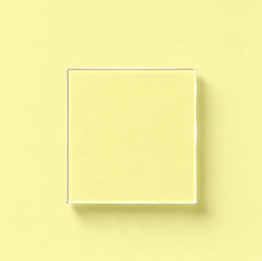 Lemon Yellow Glass Splashback